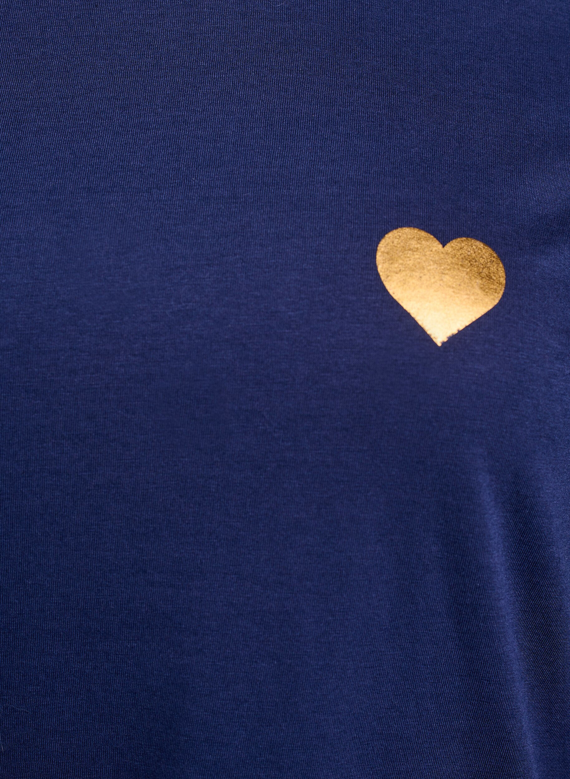 ZizziT-shirt met print, Blauw, Packshot image number 2
