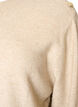 Breisel blouse met knoopdetail, Beige, Packshot image number 2