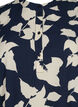 FLASH - Bloemen tuniek met korte mouwen, Blue White Flower, Packshot image number 2