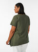 T-shirt met ronde hals en A-lijn vorm, Groen, Model image number 2