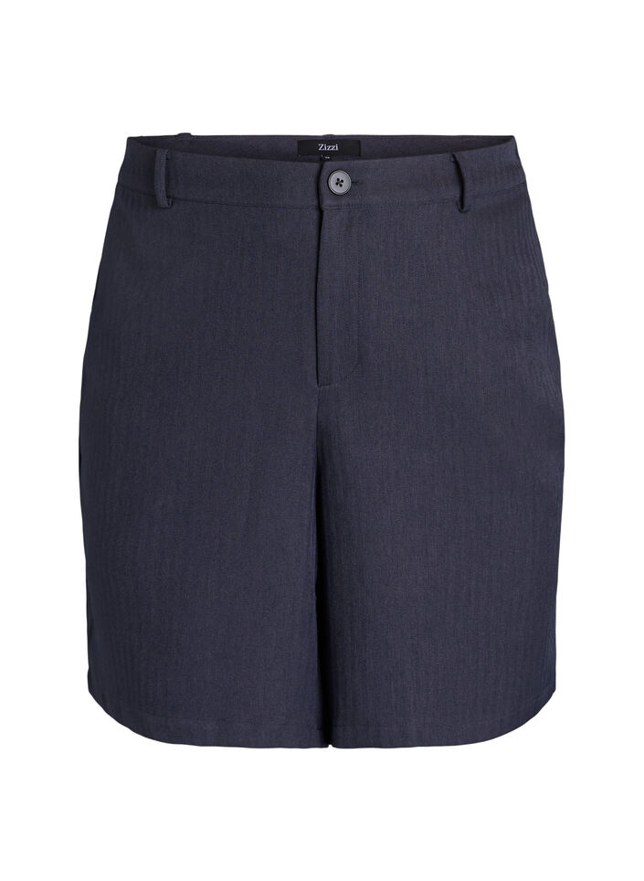 Op maat gemaakte bermudashorts met zakken, Grijs, Packshot image number 0