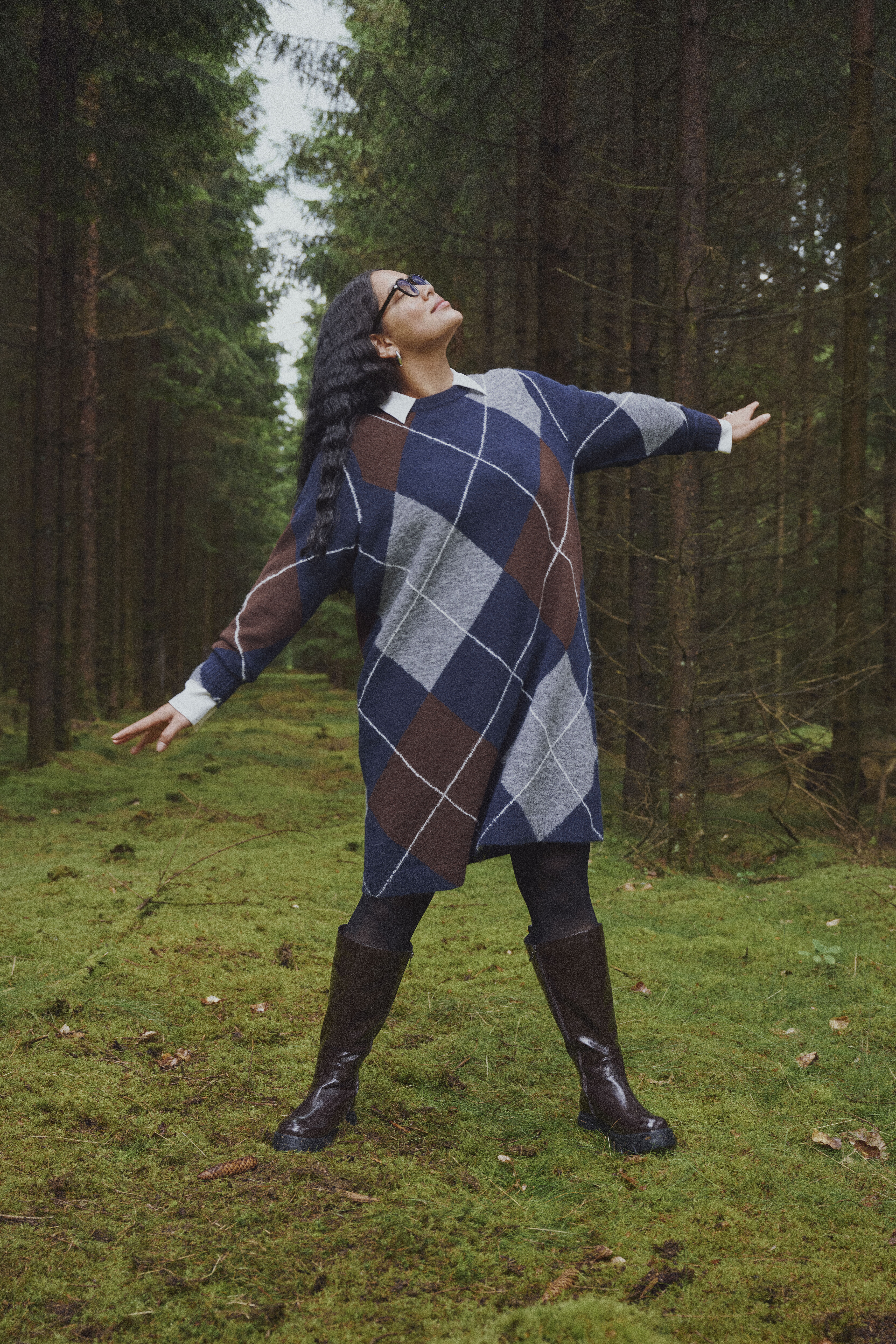 ZizziNatuurlijke preppy herfststijl, , Model