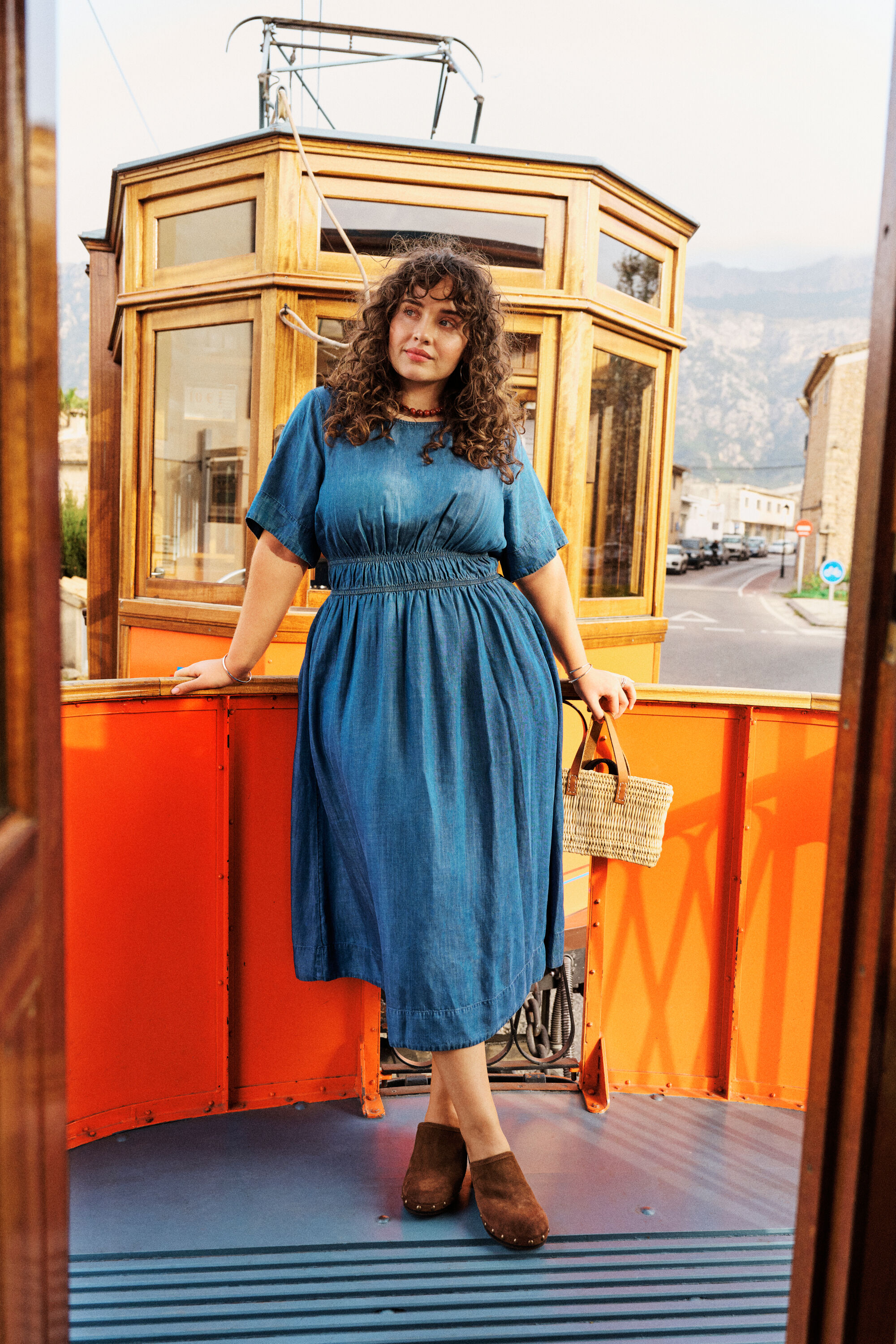 ZizziBohemien in blauwtinten, , Model