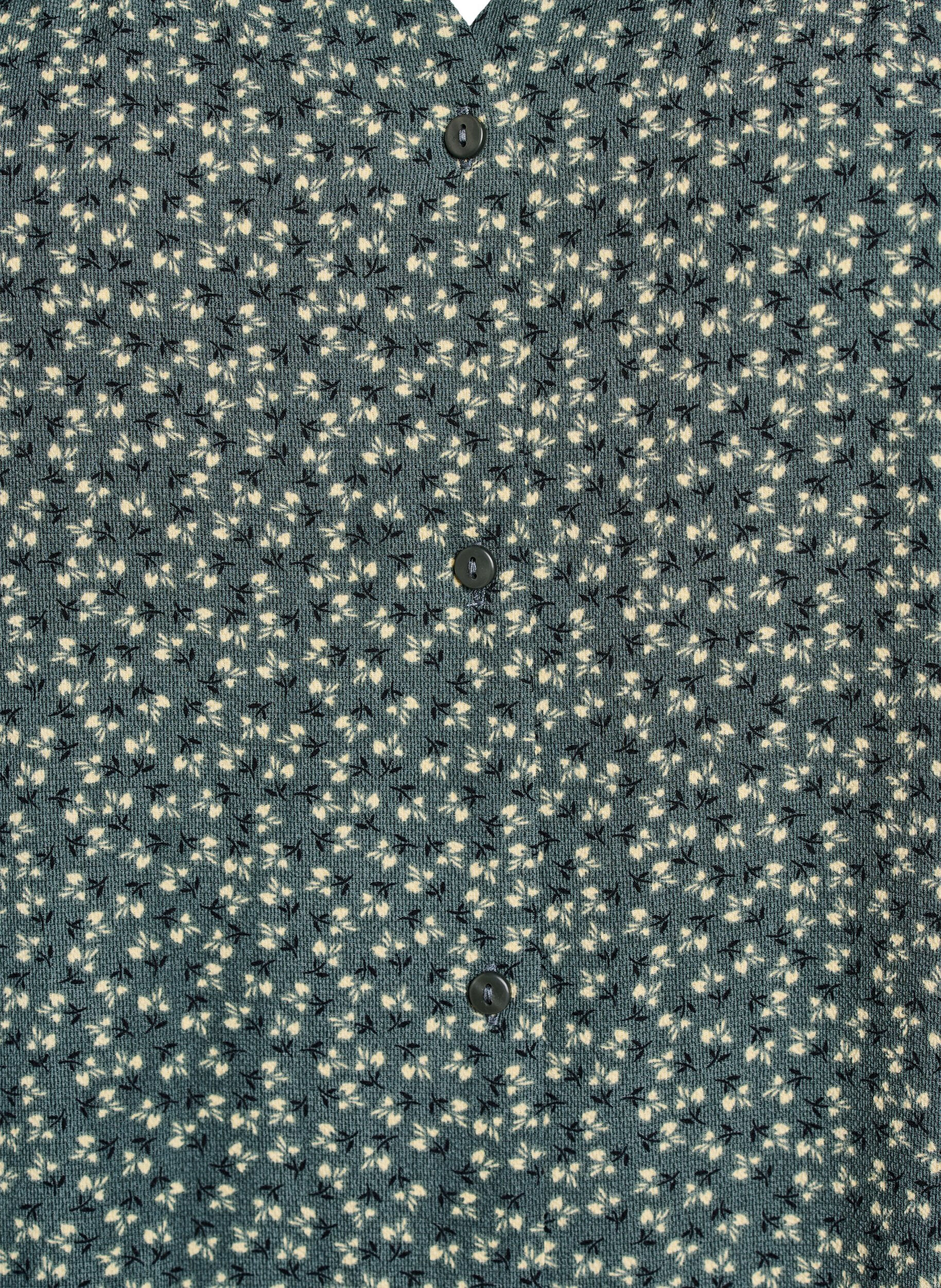 Zizzi Shirtblouse met 1/2 mouwen, Groen, Packshot image number 2