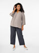 Blouse met 3/4 mouwen, Beige, Model image number 1