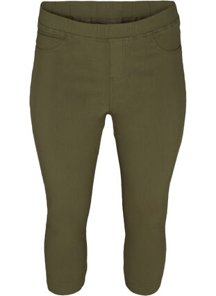 Nauwsluitende capri broek, Ivy Green, Packshot image number 0