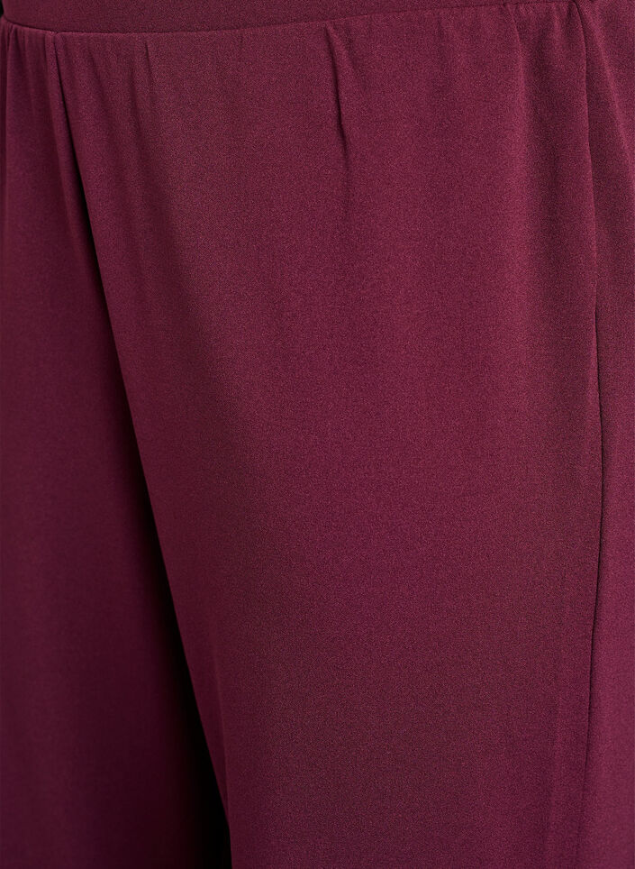 Broek met rechte pasvorm, Rood, Packshot image number 2