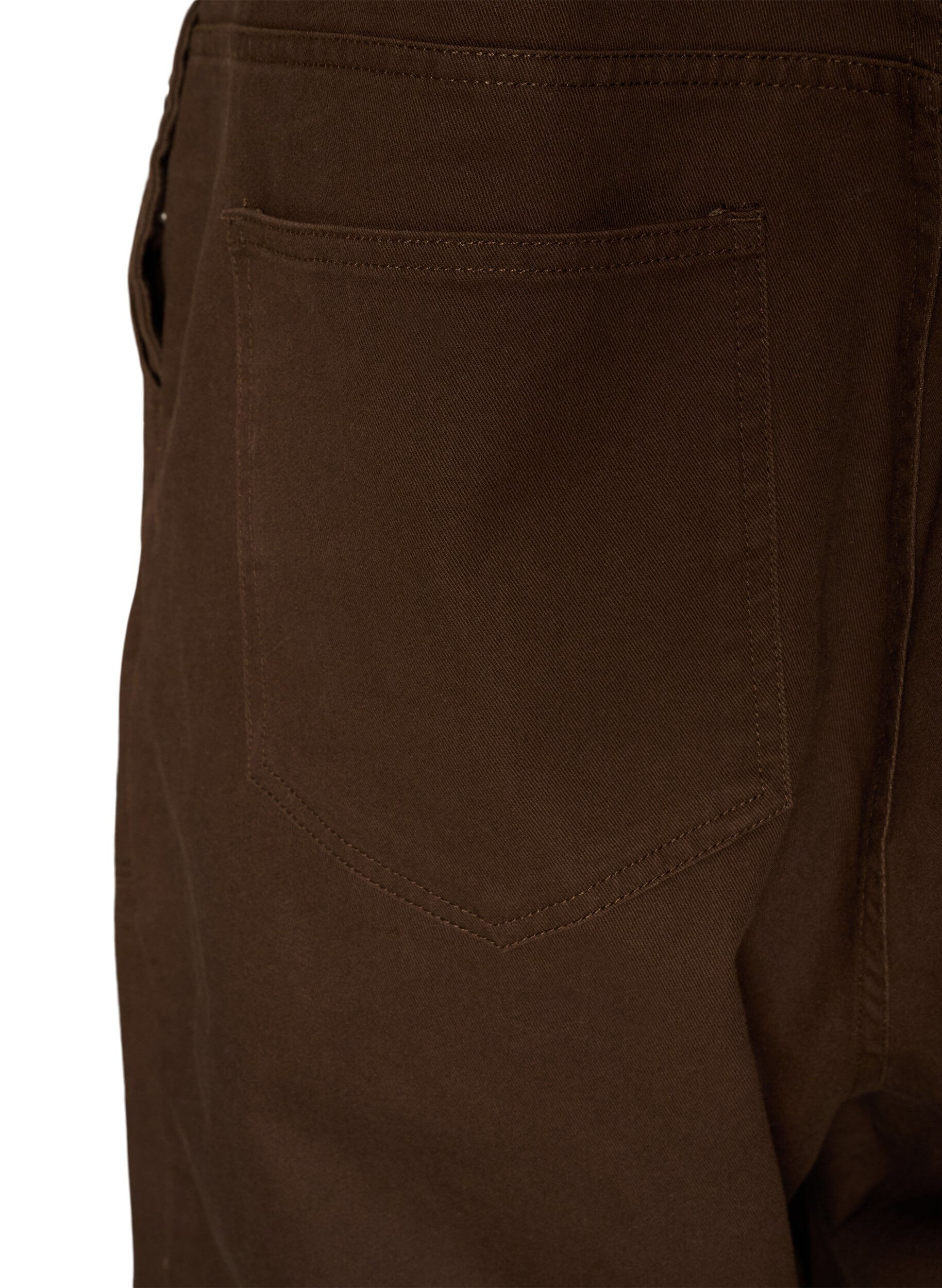 ZizziTuinbroek met balloneffect en verstelbare bandjes, Bruin, Packshot image number 4