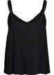 Viscose top met smalle bandjes, Black, Packshot image number 1