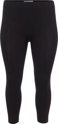 Naadloze driekwart legging, Black, Packshot image number 0