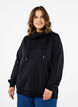 FLASH - Sweatshirt met hoge kraag, Black, Model image number 0