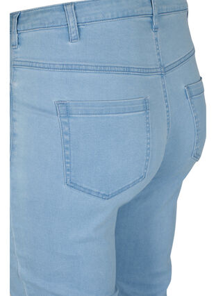 Slim fit Emily jeans met normale taille, Ex Lt Blue, Packshot image number 3
