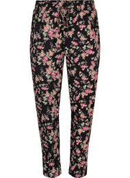 Katoenen pyjama broek , Black Pink Oran Flow
