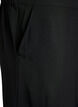 High-waist culottes met een elastische achterkant, Zwart, Packshot image number 2