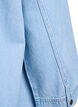 Los denimshirt met 3/4-mouwen, Blauw, Packshot image number 3