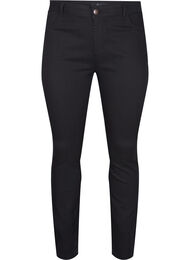 Extra slim fit Amy jeans met hoge taille, Black