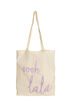Tote bag met print, Paars, Packshot image number 0