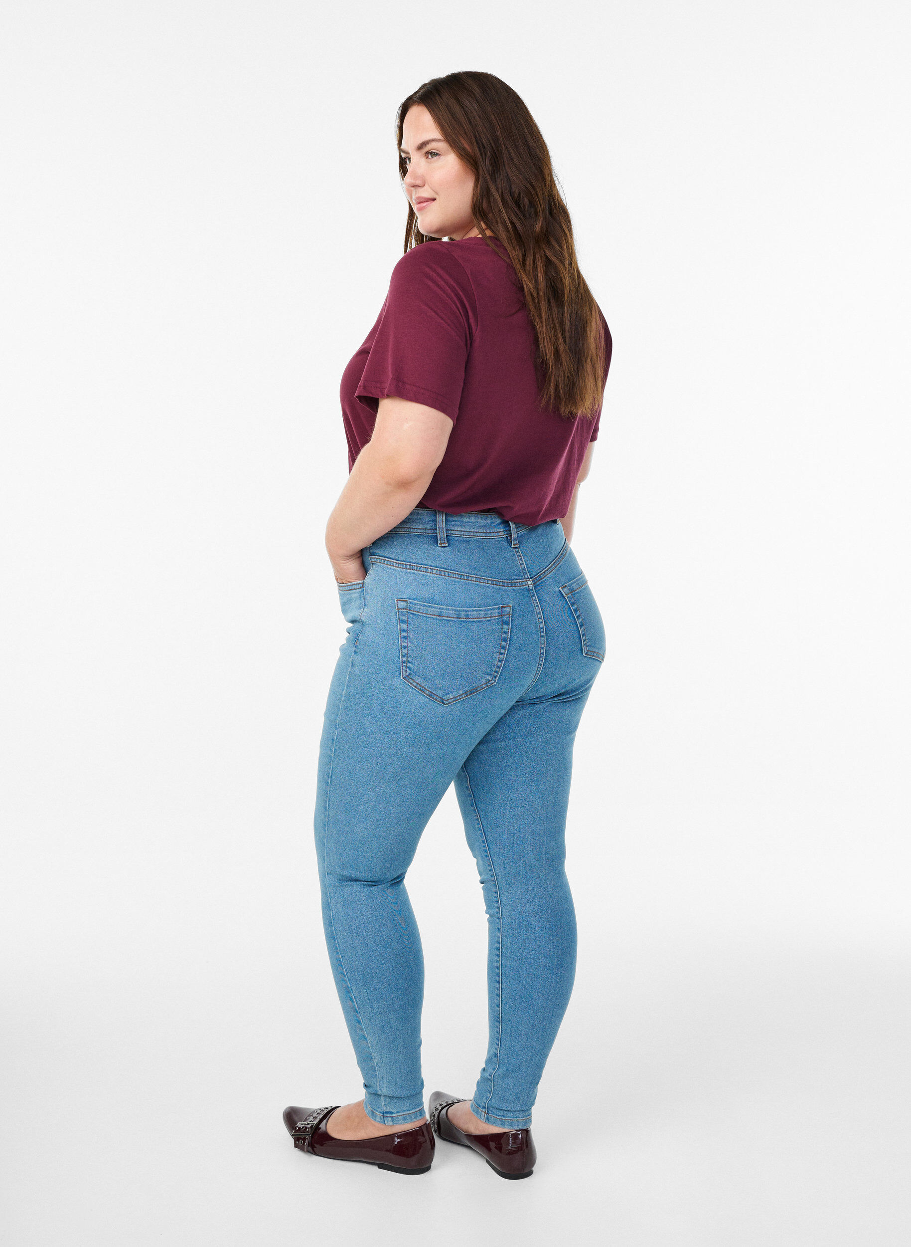 ZizziJeans met super slanke pasvorm, Blauw, Model image number 1