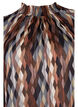 Bedrukte blouse met smock, Earthy Zig Zag, Packshot image number 2