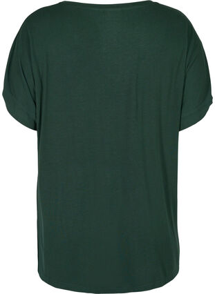 T-shirt van viscosemix met korte mouwen, Scarab, Packshot image number 1