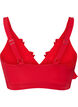 Bikinitop met ruches en uitneembare pads, Rood, Packshot image number 1