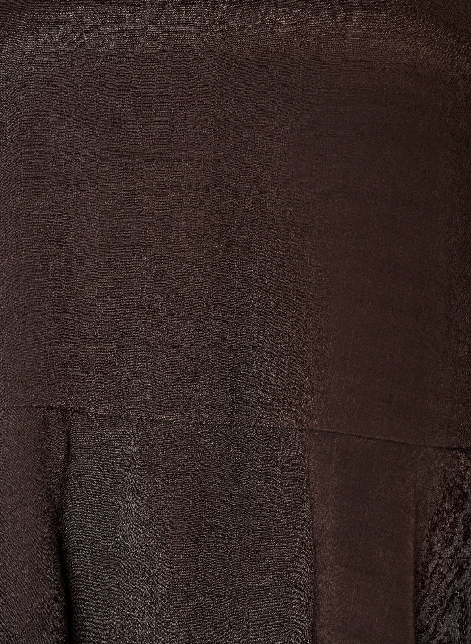 ZizziBlouse met 3/4-mouwen en ruchesdetails, Bruin, Packshot image number 2