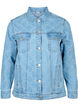 Spijkerjasje met destroy patroon, Blue denim, Packshot image number 0