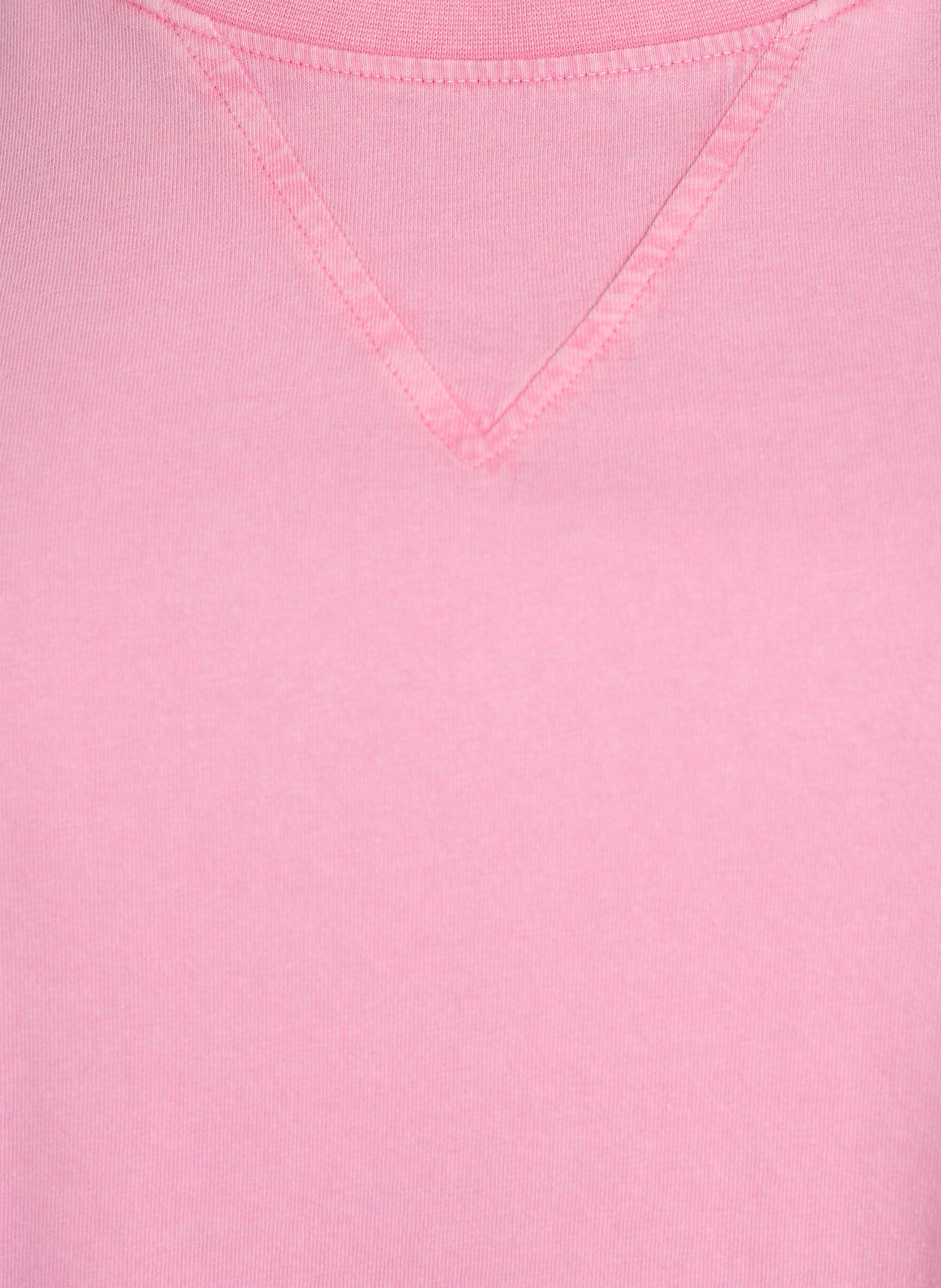 Zizzi Boxy T-shirt in biologisch katoen, Roze, Packshot image number 2