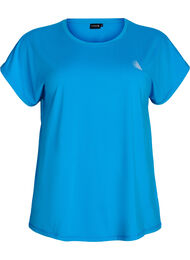 Effen gekleurd trainingsshirt, Blauw