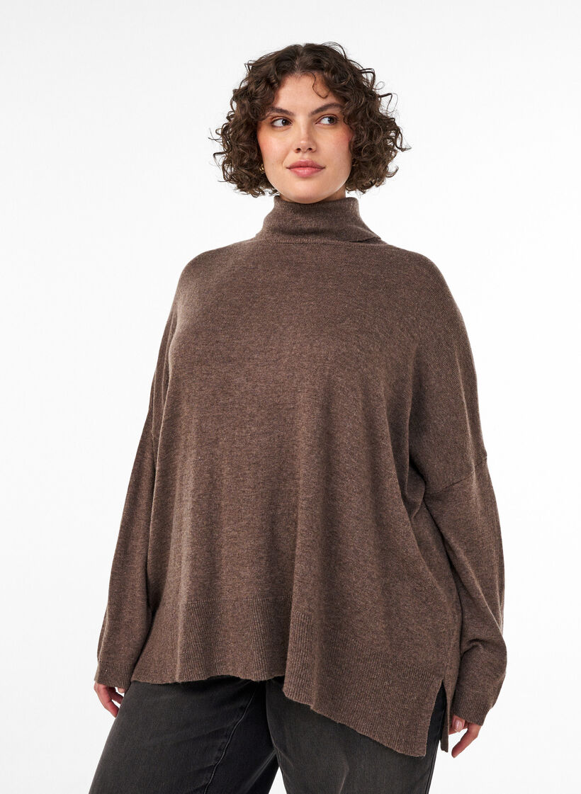 Coltrui met losse pasvorm, Bruin, Model image number 0