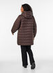 Gewatteerde jas, Bruin, Model image number 2