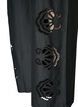 Katoenen broek met geborduurde uitsnijdingen, Zwart, Packshot image number 3