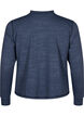 Trainingsblouse met rits, Mood Indigo, Packshot image number 1