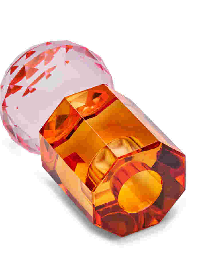 Kristallen kandelaar, Pink/Rav, Packshot image number 1