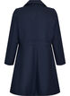 A-line wool coat with pockets, Blue, Packshot image number 1