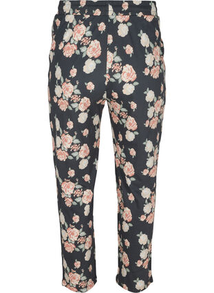 Katoenen pyjama broek met bloemenprint, Blue Flower AOP, Packshot image number 1