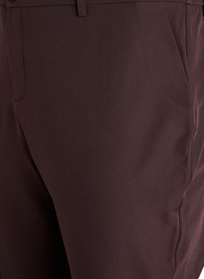 Broek met zakken en rechte pijpen, Bruin, Packshot image number 2