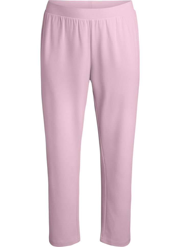 Broek met rechte pasvorm, Rood, Packshot image number 0