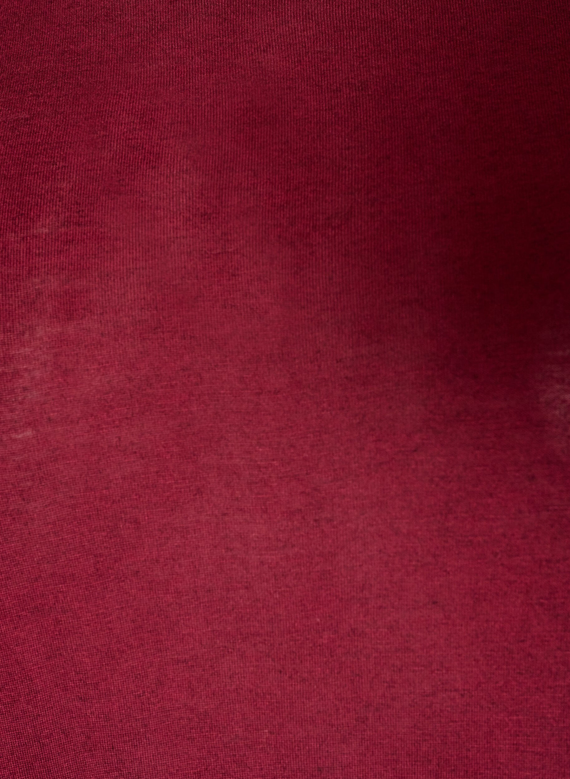 ZizziLosse pasvorm T-shirt in viscose jersey, Rood, Packshot image number 2