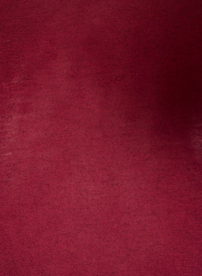 Losse pasvorm T-shirt in viscose jersey, Rood, Packshot image number 2