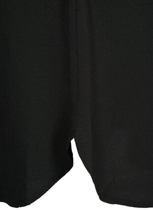 Jurk met kant in de taille, Black, Packshot image number 3