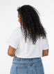 Dit T-shirt van biologisch katoen met strandprint, Wit, Model image number 2