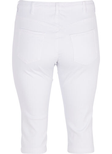 Slim fit Emily capri jeans, Bright White, Packshot image number 1