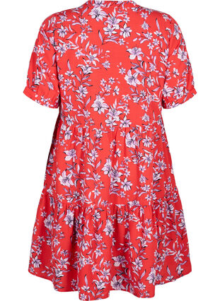Flash - Bedrukte A-lijn jurk, Poinsettia Flower, Packshot image number 1
