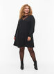 Jurk met kanten details, Black, Model image number 2