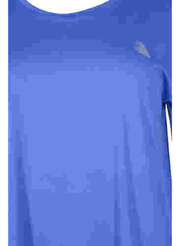 Effen sportshirt, Dazzling Blue, Packshot image number 2