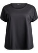 Katoenen T-shirt met haakdetail, Zwart, Packshot image number 0