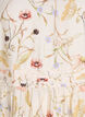 Midi-jurk met bloemen met een A-lijn vorm, Beige, Packshot image number 2