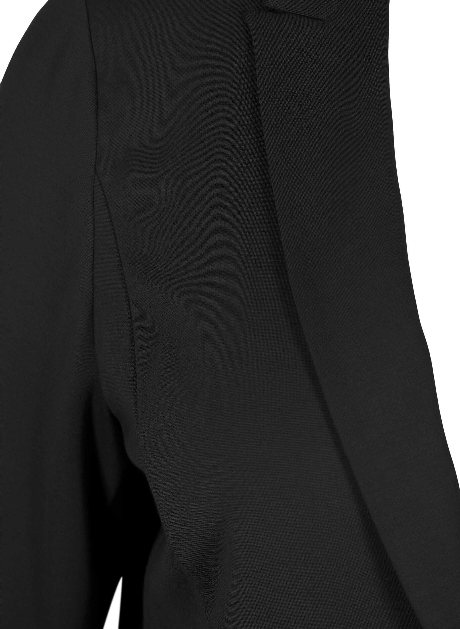 Zizzi Lange blazer, Black, Packshot image number 2