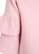 Boucl&eacute; jasje met ruchesdetails, Roze, Packshot image number 4
